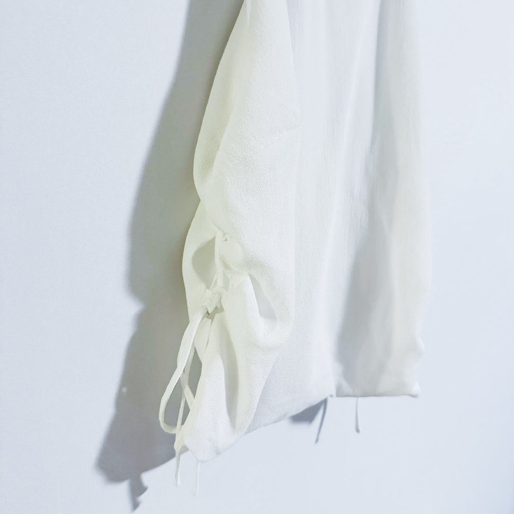 Free People - White Lace Up Tank - Picture 2 of 4